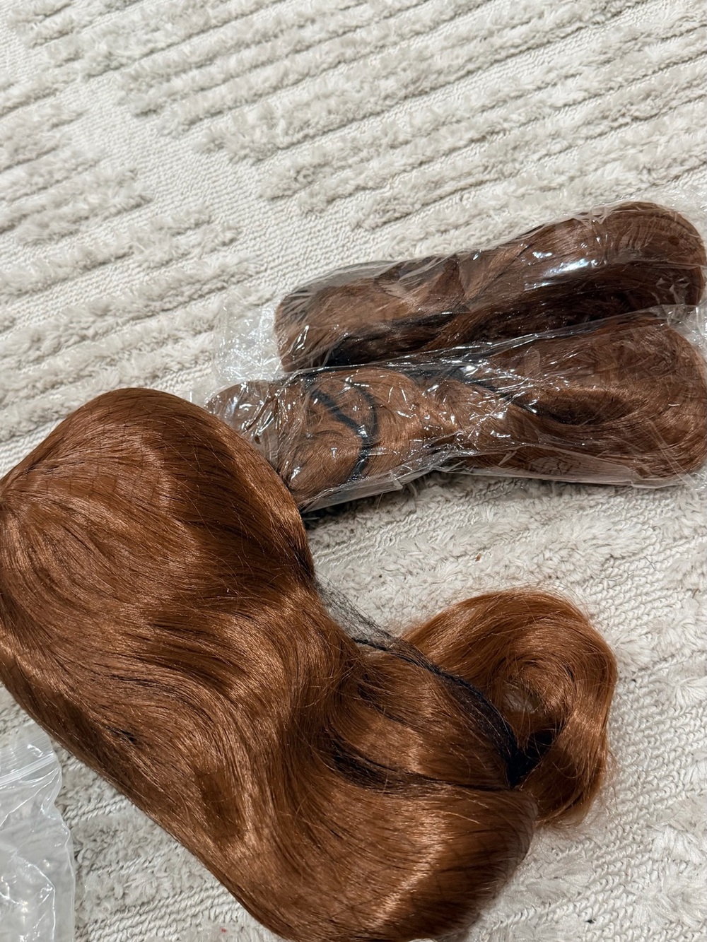 New Cosplay wig- pigtails long length - Chestnut Brown Women's Hair Extension